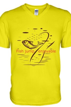 Fishing t-shirt V-Neck T-Shirt