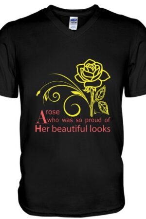 Rose T-shirt Long Sleeve Tee